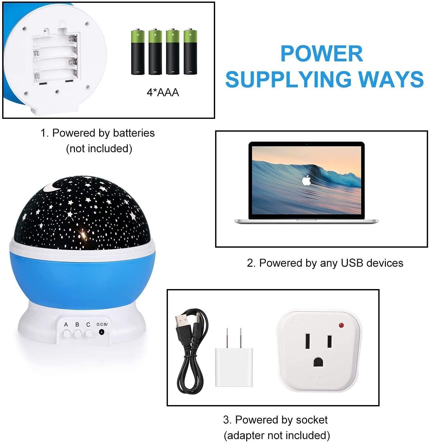 Moon Star Night Light