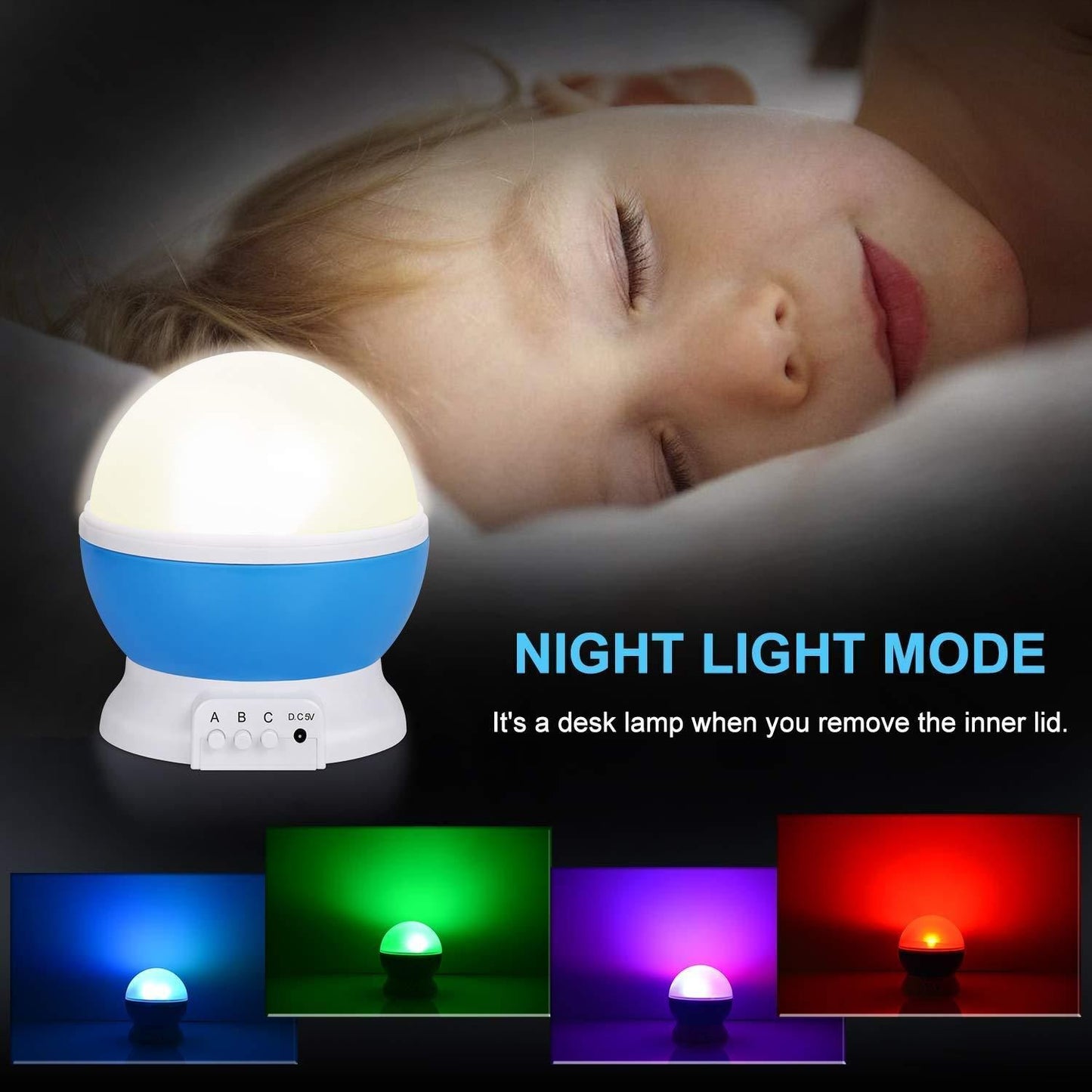 Moon Star Night Light