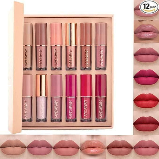 Matte Lipstick Set 12Pcs